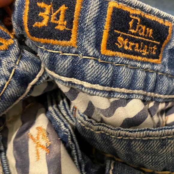 Rock Revival Straight Leg Jeans – Size 34 - Picture 3 of 7